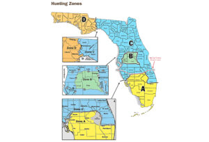Florida hunting zones' map