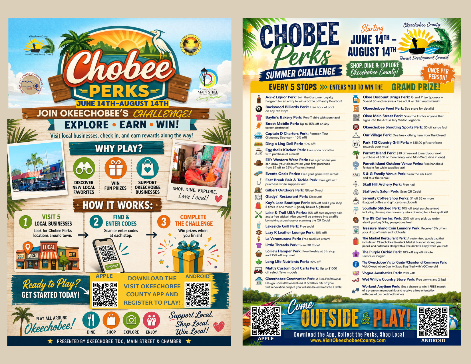 Chobee Perks!